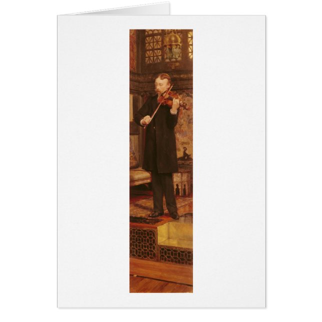 Fils d'Alma-Tadema | Maurice jouant le violon (Devant)