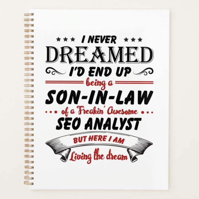 Fils En Droit De L'Awesome Analyste SEO (Devant)