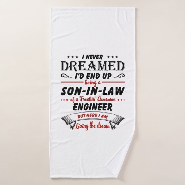 Fils En Droit De L'Ingénieur Awesome (Serviette de bain)