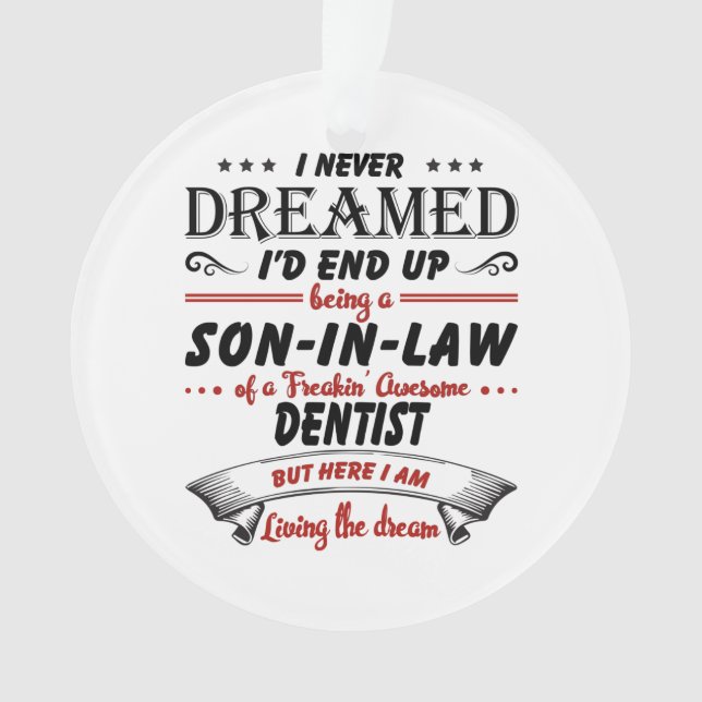 Fils En Droit D'Un Dentiste Awesome (devant)
