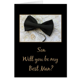 fils Soyez le meilleur homme - invitation