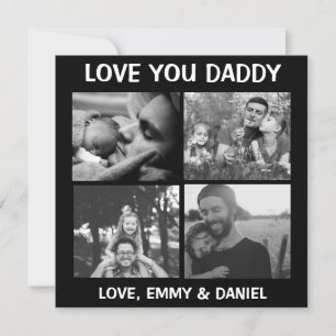 Filtre noir et blanc   Love You Papa Photo