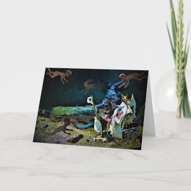 Fin - Approches de la carte d'anniversaire du trés (Devant)