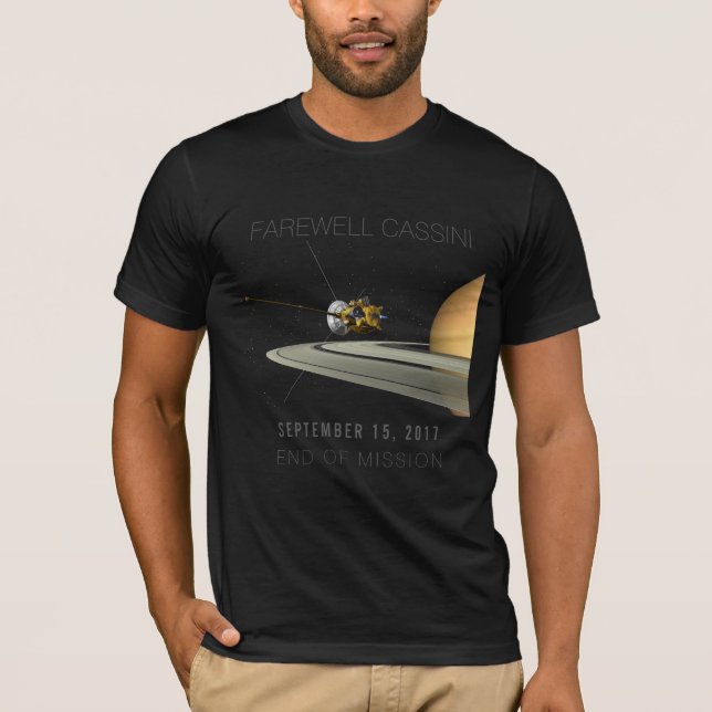 Fin d'adieu de Cassini de mission - T-shirt (Devant)