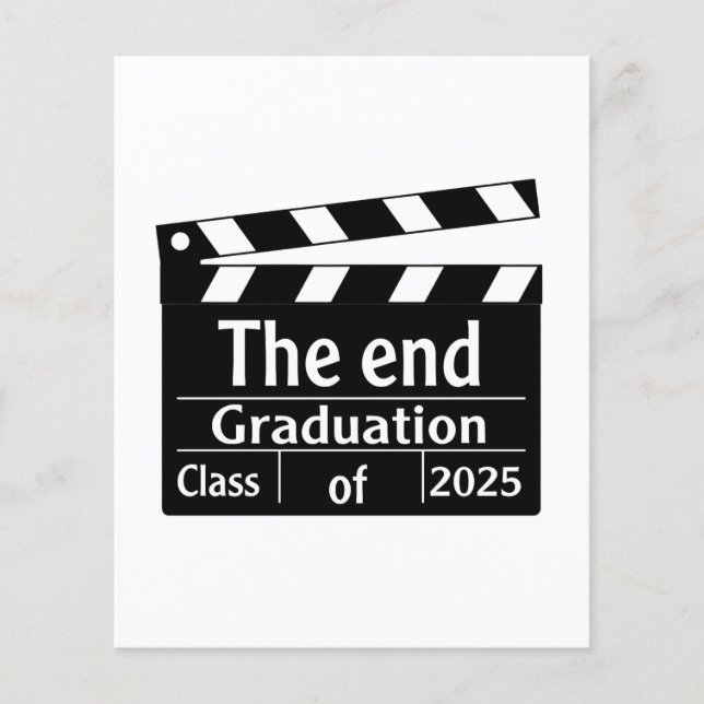 Fin de la graduation 2025 Cinema Graduate (Devant)