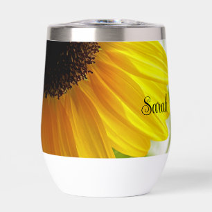 Fin de l'après-midi Tumbler thermique tournesol