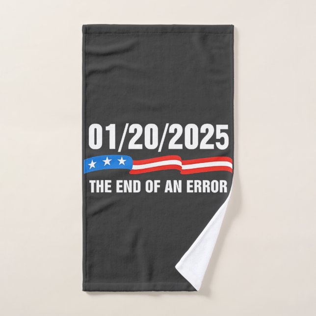 Fin de l'erreur 20 janvier 2025 Inauguration de Tr (Serviette à main)