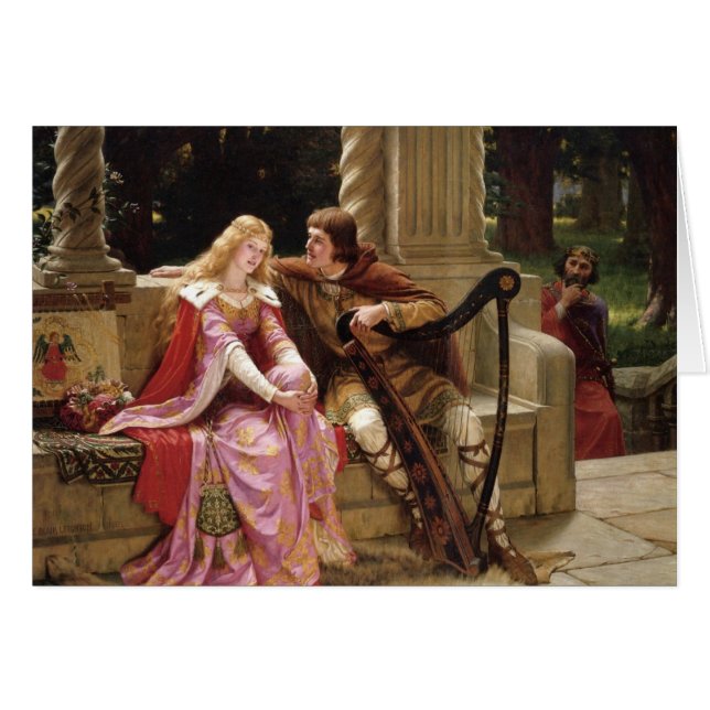 Fin du flirt de chanson Edmund Blair Leighton (Devant horizontal)