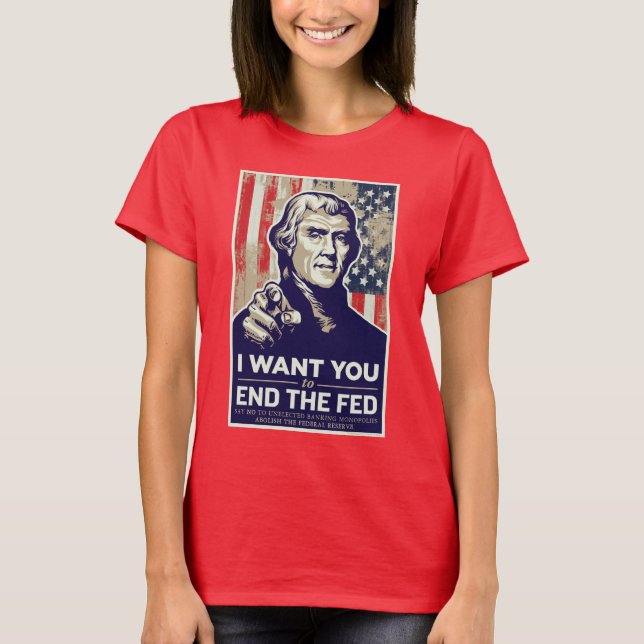 Fin du T-shirt de la Fed Jeffersonian (Devant)