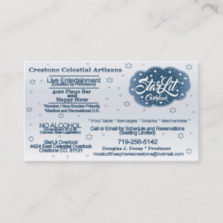 Final StarLit Overlook Carte de visite