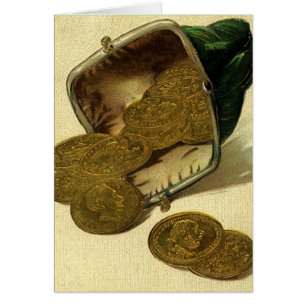 Finance d'entreprise vintage, monnaie de pièce d'o