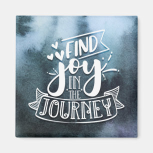 Find Joy In The Journey 2 Inch Square Magnet