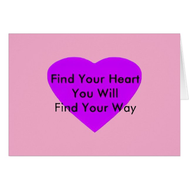 Find your heart  jGibney The Museum Zazzle (Devant horizontal)
