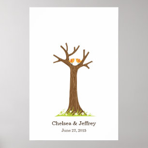 Fingerprint Tree (Sweet) Poster