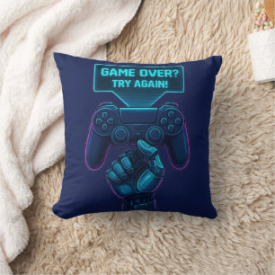 Fini ? Essayez à nouveau! Coussin de gamer futuris