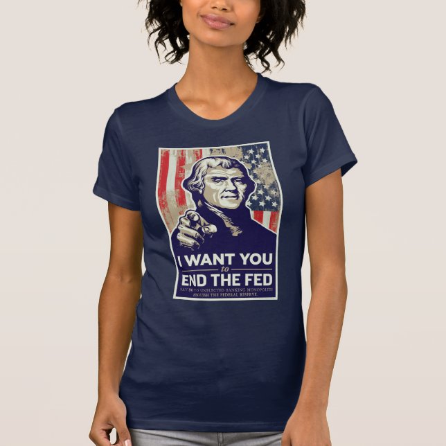 Finissez le T-shirt Jeffersonian de Fed (Devant)