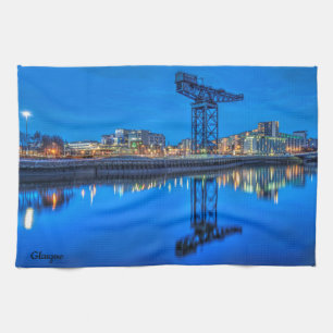 Finnieston Crane, Glasgow Serviette à thé de la cu