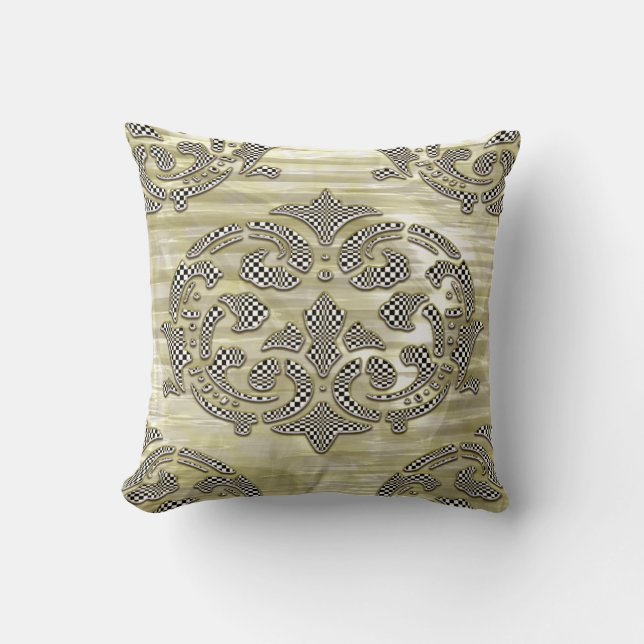 Finwick  Rocquebrune Coussin jeté (Recto)