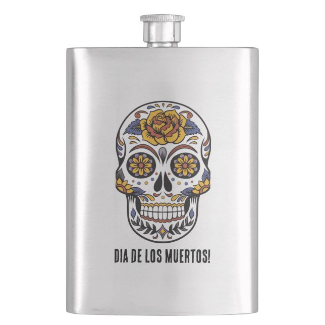 Fiole classique Dia de los Muertos (Jour des Morts (devant)
