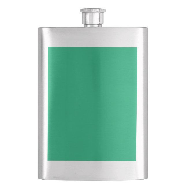 Fiole classique Emerald Green personnalisée (devant)