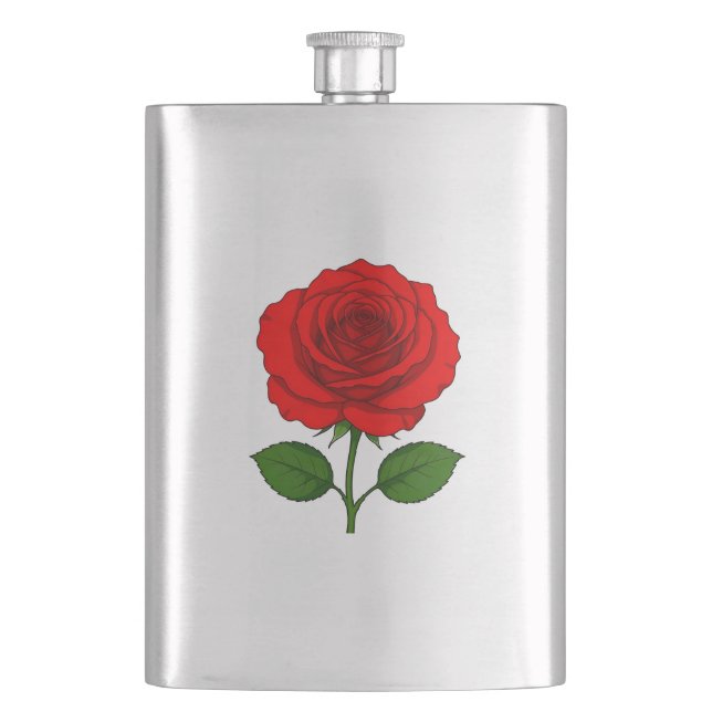Fiole Classique Rose Rouge (devant)