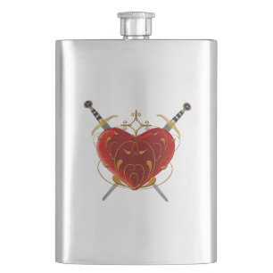 Fiole de coeur et de poignards