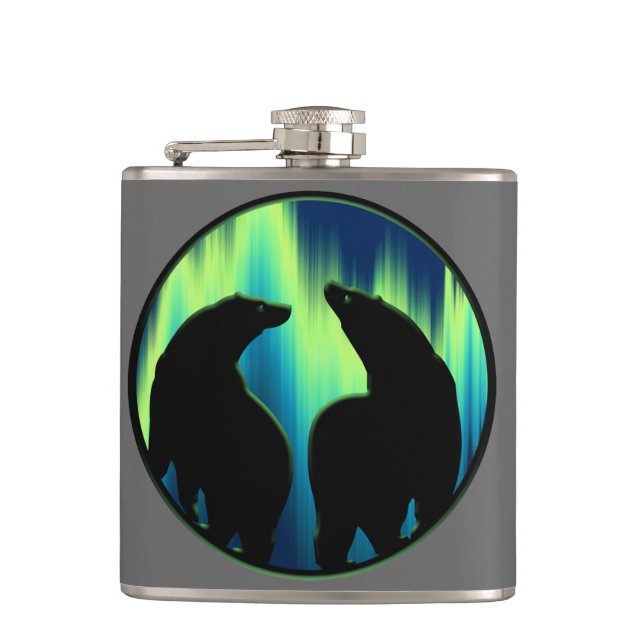 Fiole d'ours Tribal Flacon Custom Ours Autochtone  (Devant)