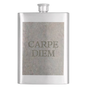 Fiole en acier inoxydable Carpe Diem Stone