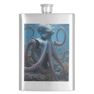 Fiole en acier inoxydable Cyber Octopus