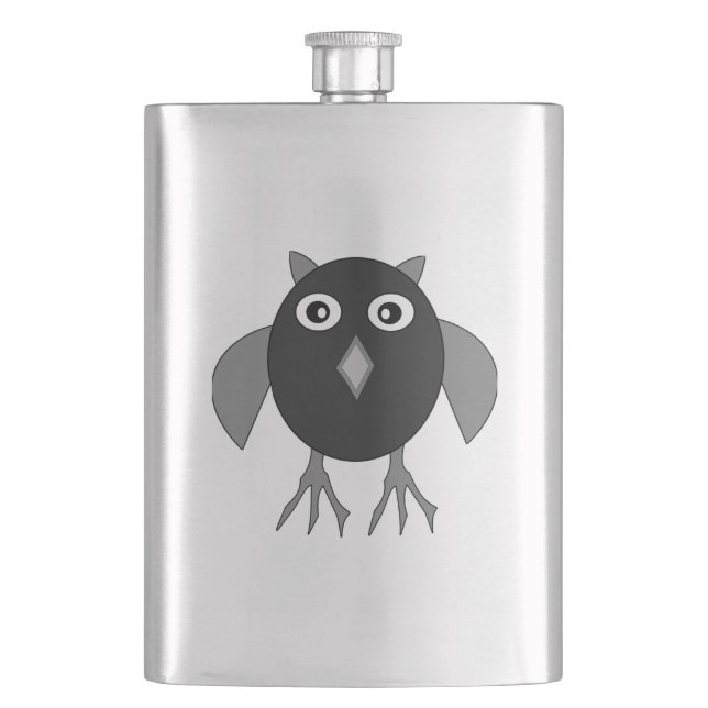 Fioles de hibou d'Halloween déplaisant (devant)