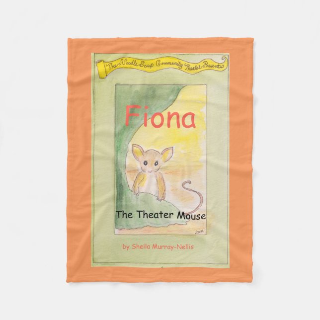 Fiona la couverture d'ouatine de souris de théâtre (Devant)