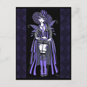 Fiona Purple Couture gothique Fée Carte postale
