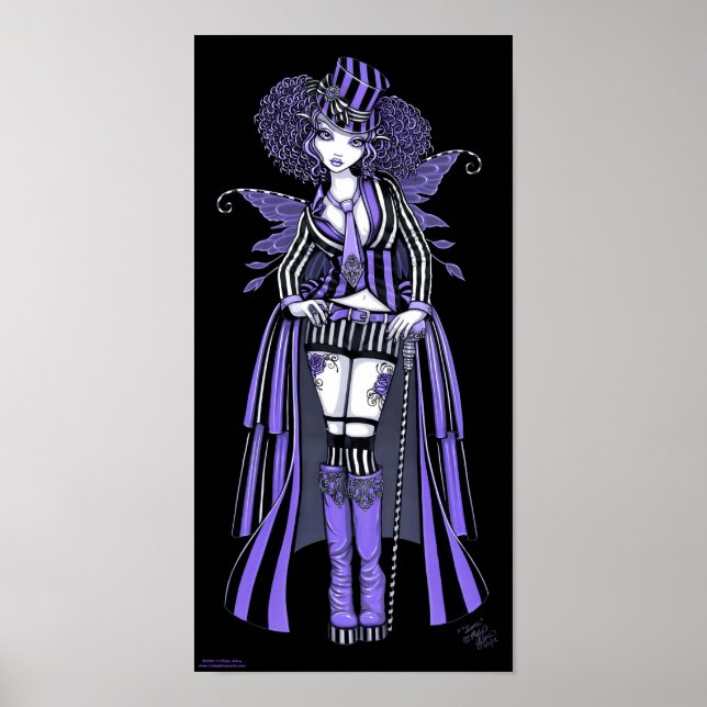Fiona violet gothique Steampunk Couture Poster de  (Devant)