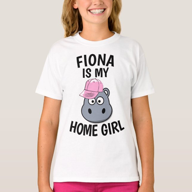 FIONA Zoo HIPPO T-shirts amusants (Devant)