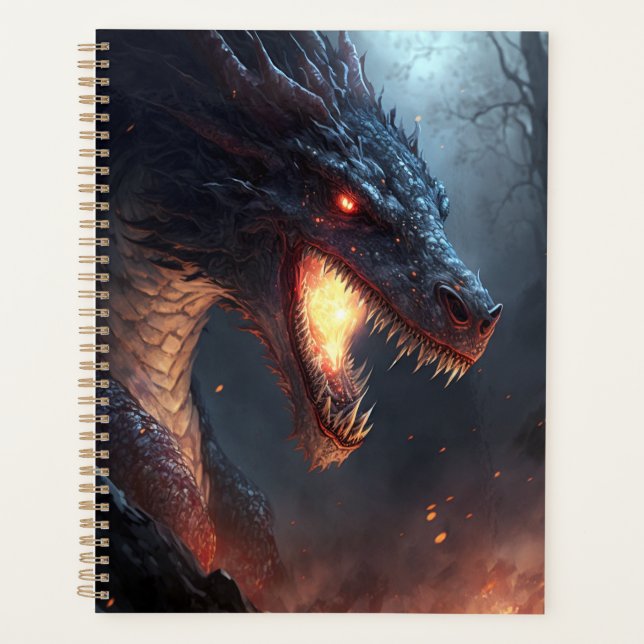 Fire Dragon Imaginaire Art Planner (Devant)