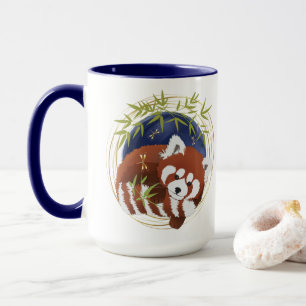 FIRE FOX Red Panda 15oz mug
