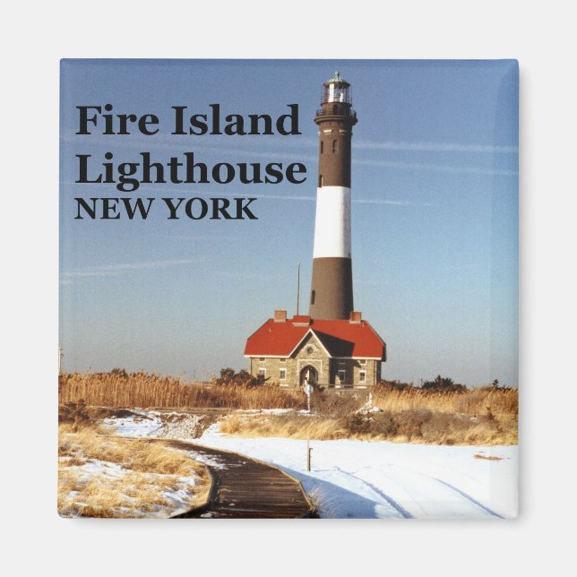 Fire Island Lighthouse, New York Magnet (Devant)