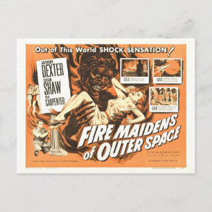 FIRE MAIDENS DE CARTE POSTALE EXTÉRIEURE