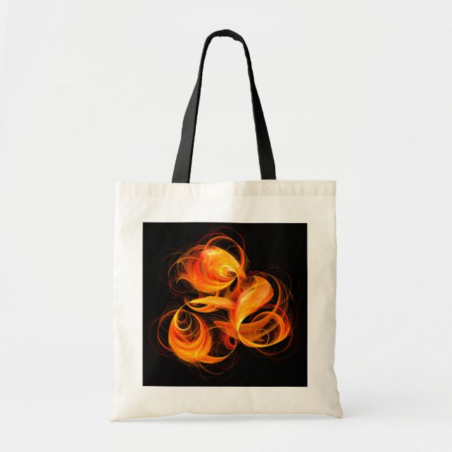 Fireball Abstract Art Tote Bag (Devant)