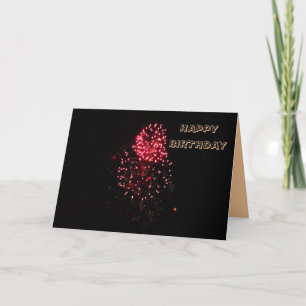 FIRECRACKER, BONNE carte d'anniversaire