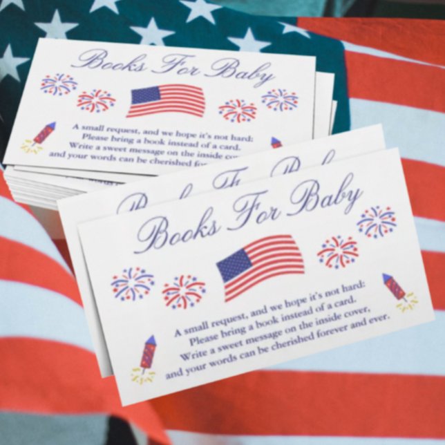 Firecracker Livres Patriotiques Pour Carte Baby sh (Créateur téléchargé)