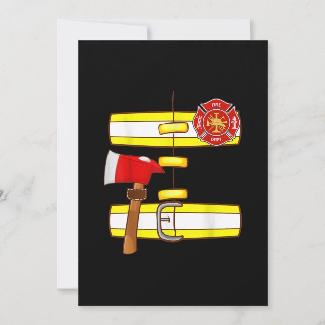 Firefighter Costume Fan Men Women (Devant)