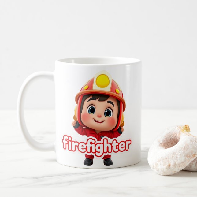 firefighter - tasse de pompier (Avec donut)