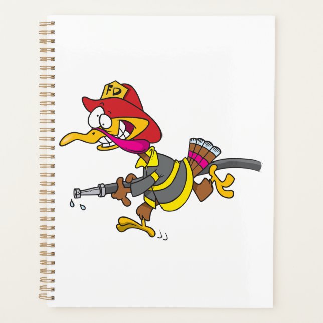 Firefighter Turkey with Hose (Devant)