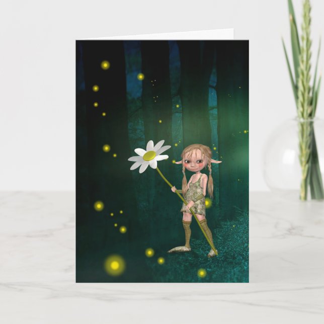 FIREFLIES ET CARTES D'ANNIVERSAIRE ELF 7 ANS (Devant)
