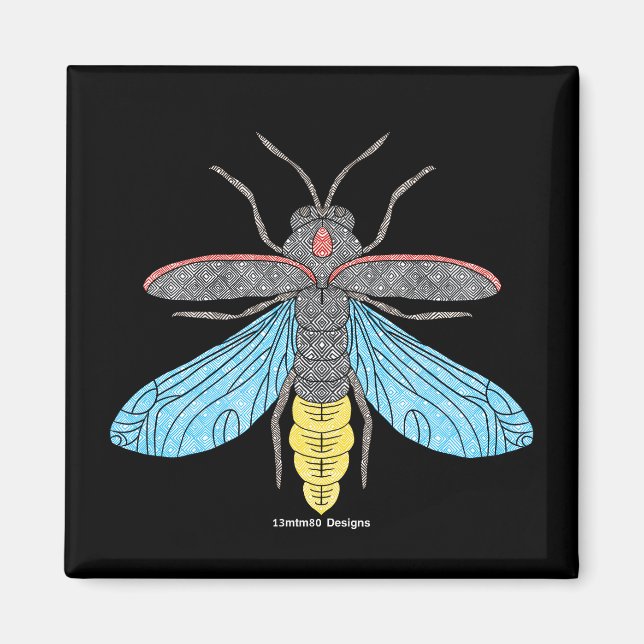 Firefly (noir) - Aimant (Devant)