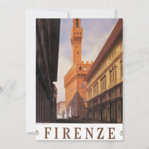 Firenze, Florence, Palazzo Vecchio, Italie vintage