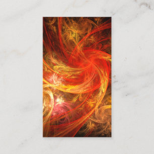 Firestorm Nova Carte de visite d'art Abstrait