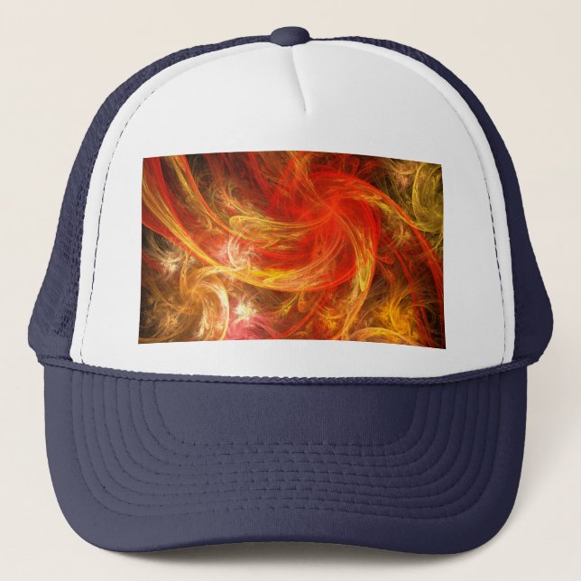 Firestorm Nova Casquette d'art Abstrait (Devant)