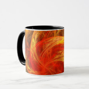 Firestorm Nova Mug café Abstrait